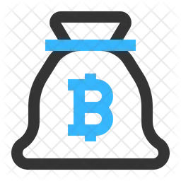 Bitcoin Shopping Bag  Icon