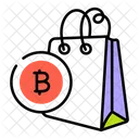 Bitcoin Shopping  Icon