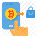 Bitcoin Shopping Payment  Icon
