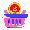 Bitcoin Shopping  Icon