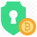 Bitcoin-Sicherheit  Symbol