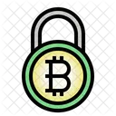 Bitcoin Sicherheit Blockchain Passwort Symbol