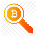 Bitcoin Sicherheitsschlussel Icon