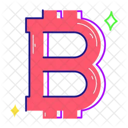 Bitcoin Sign  Icon