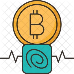 Bitcoin Signature  Icon
