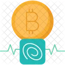 Bitcoin Signature  Icon