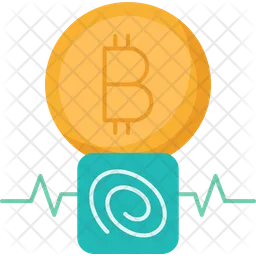 Bitcoin Signature  Icon