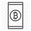 Bitcoin Smartphone  Icon