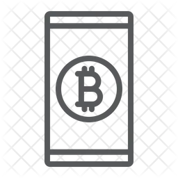 Bitcoin Smartphone  Icon