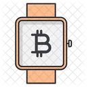 Bitcoin Smartwatch Crypto Icon