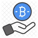 Bitcoin sparen  Symbol