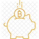 Bitcoin sparen  Symbol