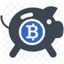 Geld Bitcoin Digital Symbol