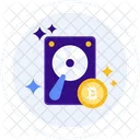 Bitcoin-Speicher  Symbol