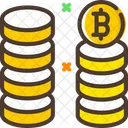 Coin Stack Bitcoin Stack Cryptocurrency Icon