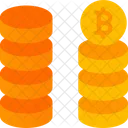 Coin Stack Bitcoin Stack Cryptocurrency Icon