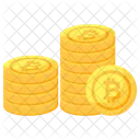 Bitcoin Stack Btc Stack Coins Stack Icon