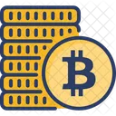 Bitcoin Stack Abstract Icon