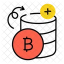 Bitcoin Stack Money Stack Coins Stack Icon