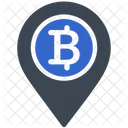 Bitcoin-Standort  Symbol