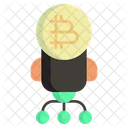 Bitcoin Startup Startup Launch Icon