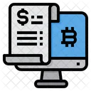 Bitcoin Statement  Icon