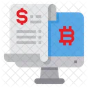 Bitcoin Statement  Icon