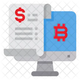 Bitcoin Statement  Icon