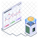 Bitcoin Infographics Blockchain Analytics Bitcoin Statistics Icon