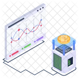 Bitcoin Statistics  Icon