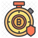 Time Money Bitcoin Cryptocurrency Bitcoin Stopwatch Stopwatch Icon