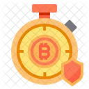 Time Money Bitcoin Cryptocurrency Bitcoin Stopwatch Stopwatch Icon