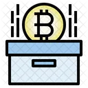 Bitcoin Storage Box Cyptocurrency Icon