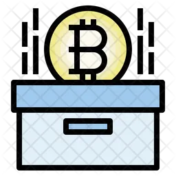 Bitcoin storage  Icon