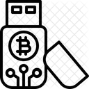 비트코인 저장  아이콘