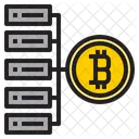 Bitcoin Server Bitcoin Database Data Icon