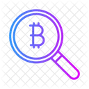 Bergbau Bitcoin Kryptowahrung Symbol