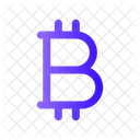 Bitcoin Symbol E Commerce Shopping Icon