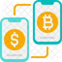 Bitcoin Sync Sync Transfer Icon