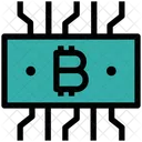 Bitcoin System Dollar Blockchain Icon