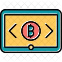 Bitcoin Tablet  Icon