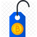 Bitcoin Tag Bitcoin Label Price Tag Icon