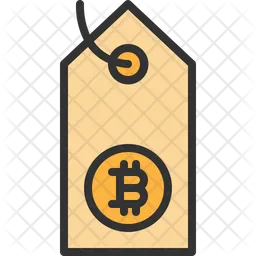 Bitcoin Tag  Icon