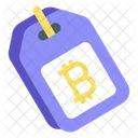 Bitcoin Tag Crypto Finance Icon