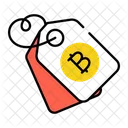 Bitcoin Tags Crypto Tags Bitcoin Labels Icon
