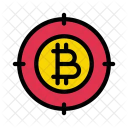 Bitcoin Target  Icon