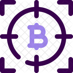 Bitcoin target Icon