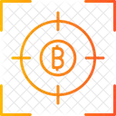 Bitcoin Target  Icon