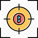 Bitcoin-Ziel  Symbol