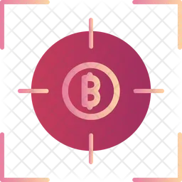 Bitcoin Target  Icon